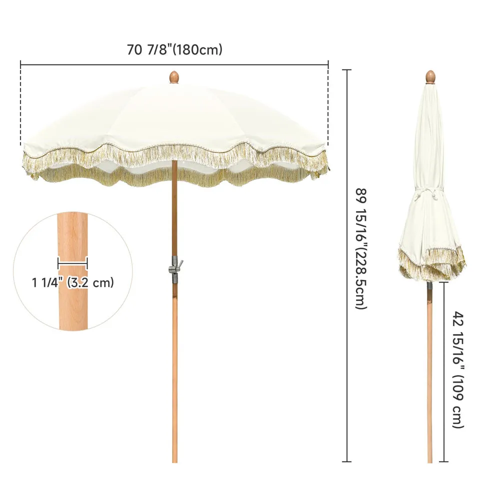 DIY 6 Foot Jazz Wooden Patio Umbrella Tilt