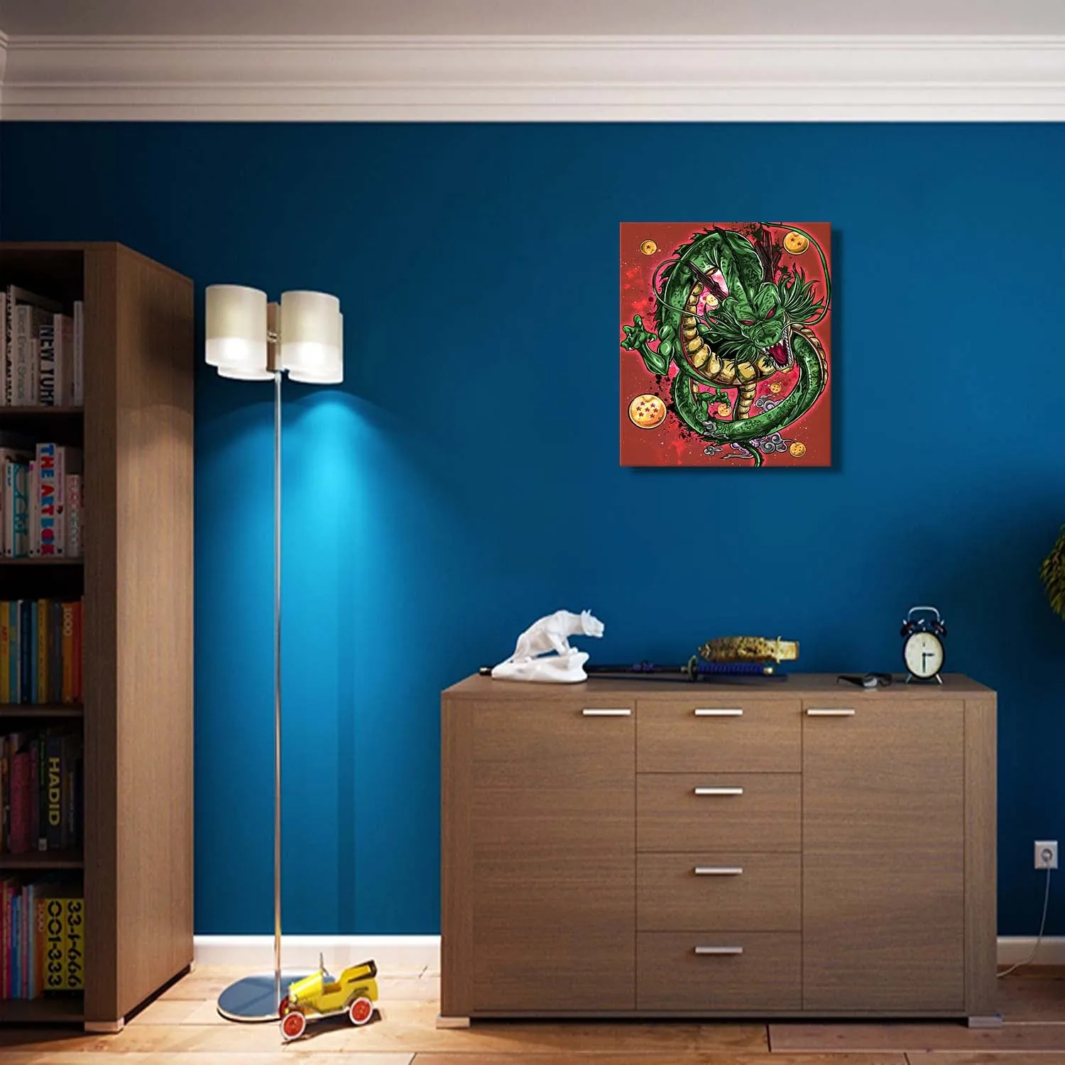 Dragon God Canvas Wall Art