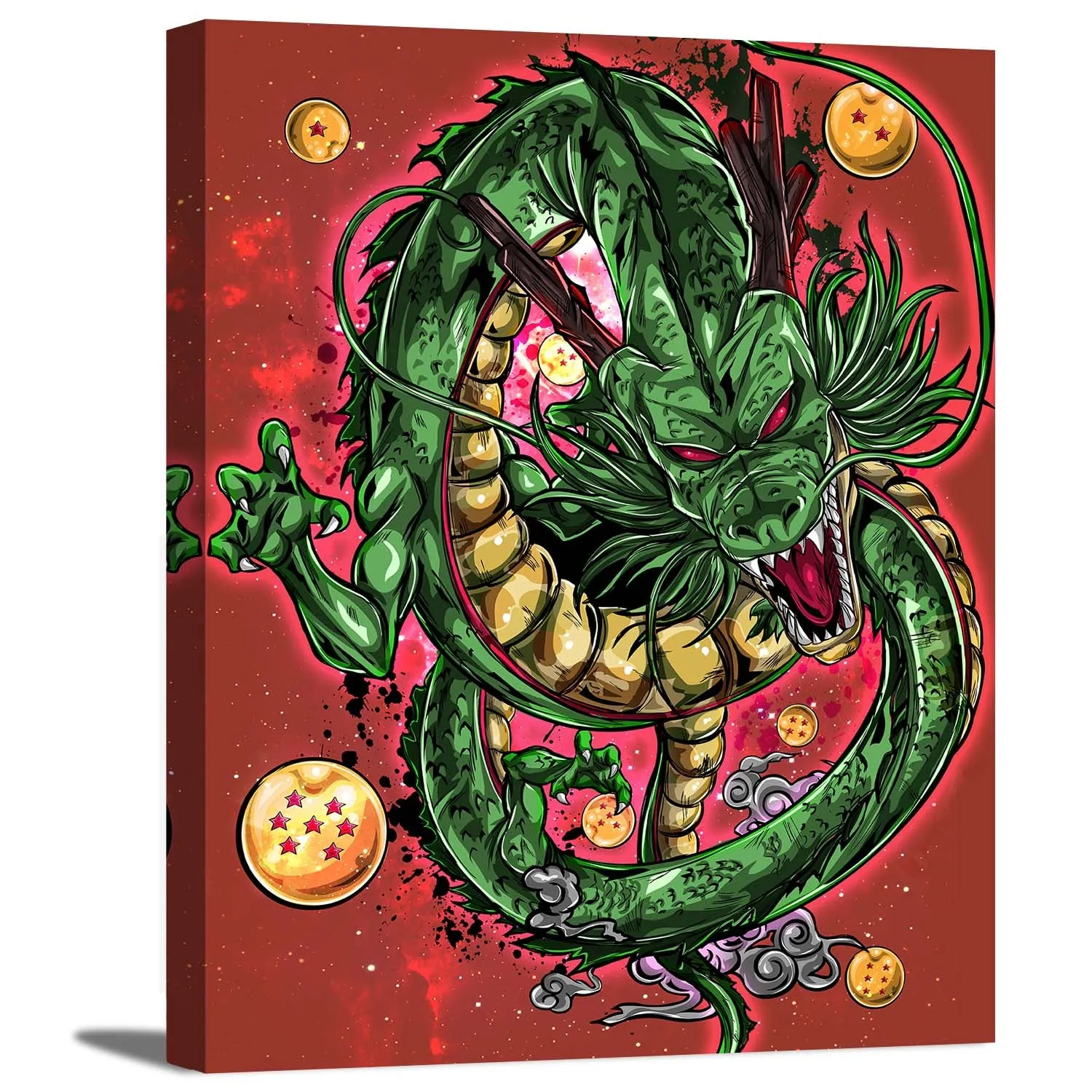 Dragon God Canvas Wall Art