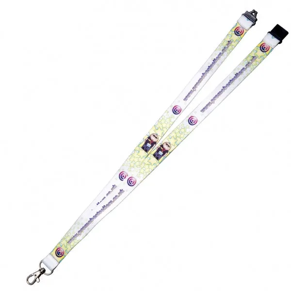 Dye Sublimation Printed Polyester Lanyard