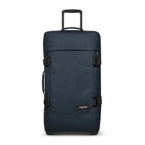 Eastpak Tranverz M Triple Denim Medium Wheeled Luggage - EK00062L26W