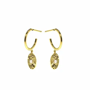 Eliasz and Ella Luminary Gold Hoop Earrings