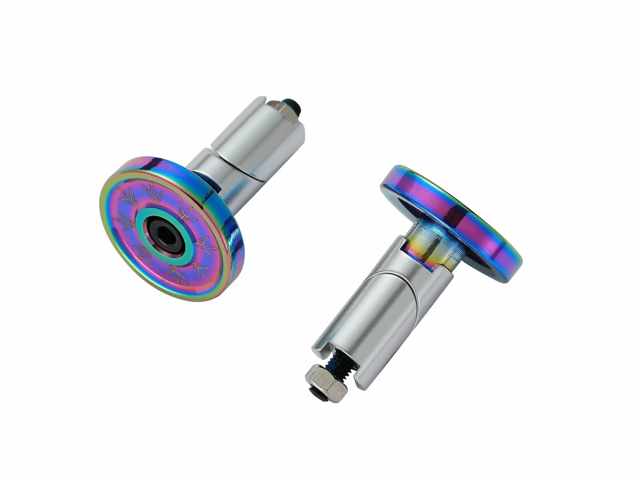 Envy Alloy Bar Ends - Oil Slick (Pair)