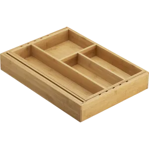 Expandable Bamboo Gadget Tray