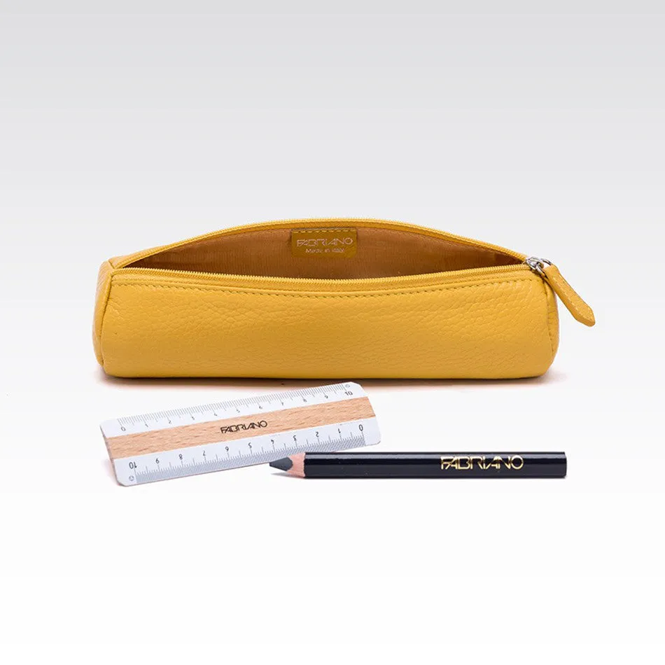 Fabriano Portapenne Tubo Pen Case Medium Yellow