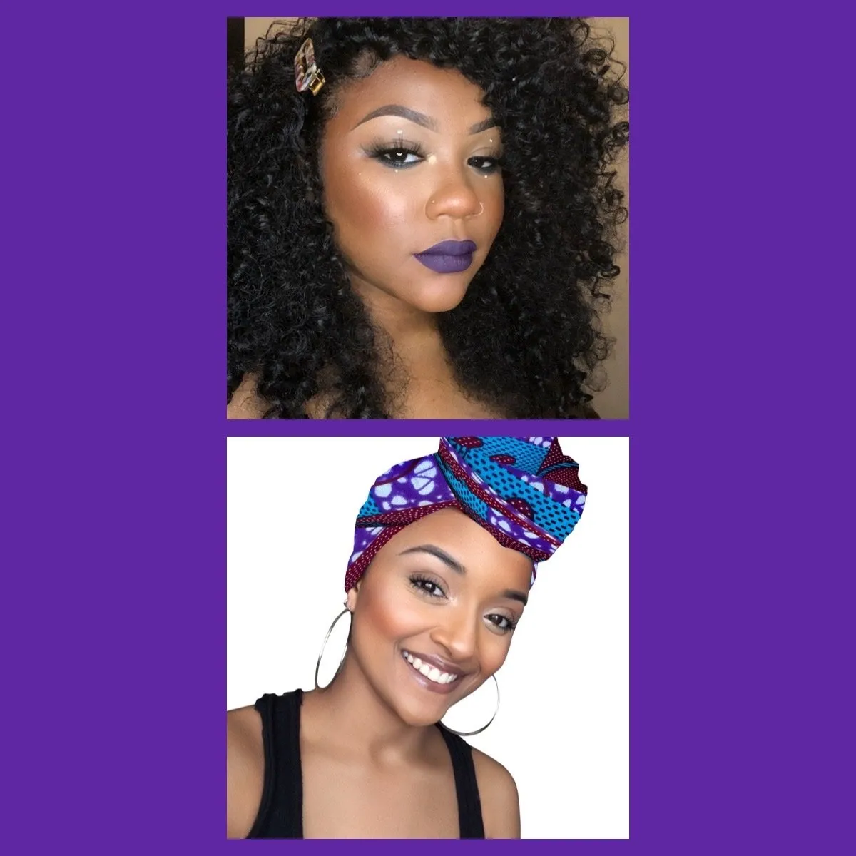 Faith Ave Headwrap & Matte liquid Lipstick Combo