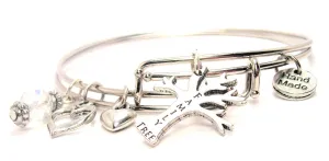 Family Tree Expandable Bangle Bracelet Set