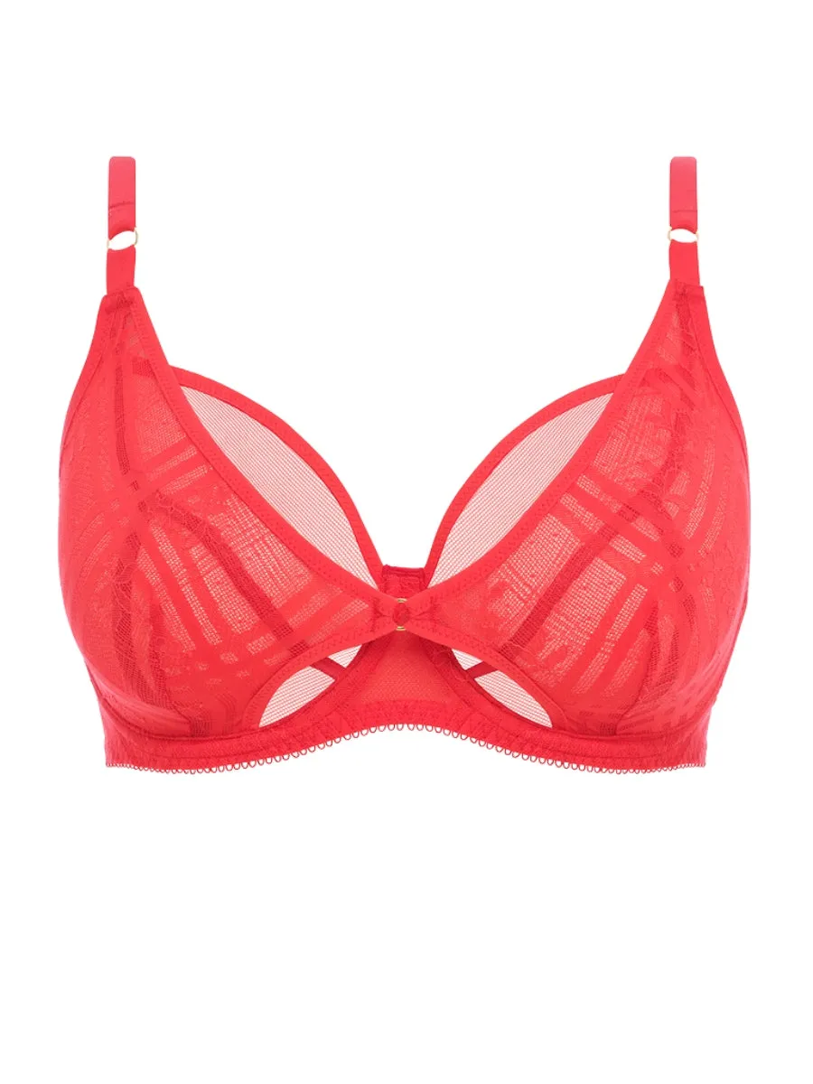 Fatale High Apex Bra - Chilli Red