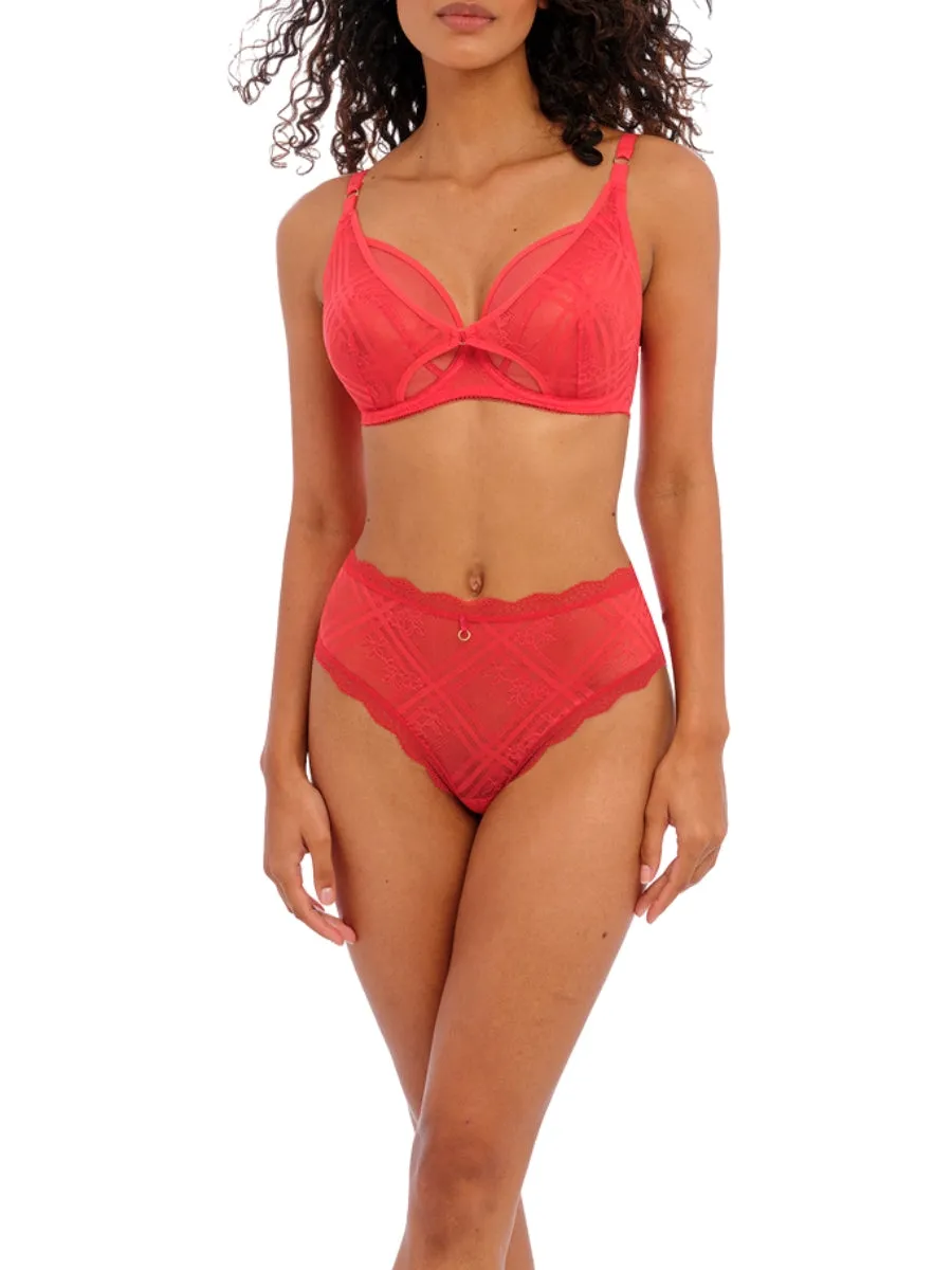 Fatale High Apex Bra - Chilli Red