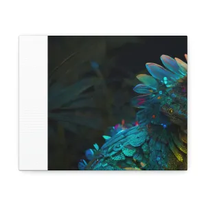 Feathered Dragon Stretched Canvas