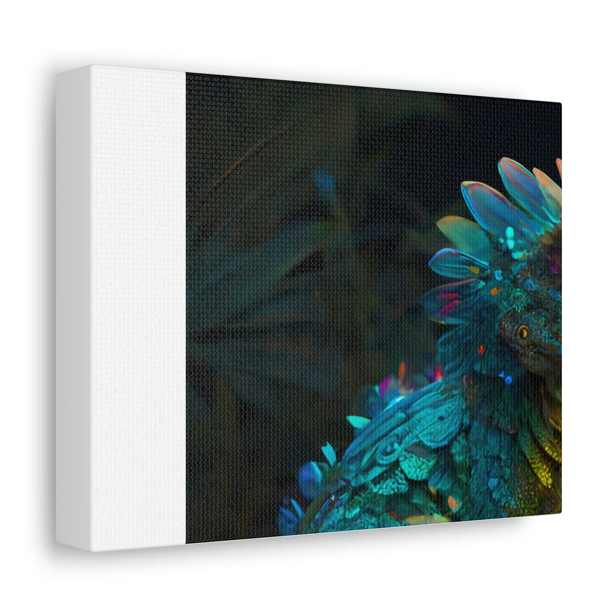 Feathered Dragon Stretched Canvas