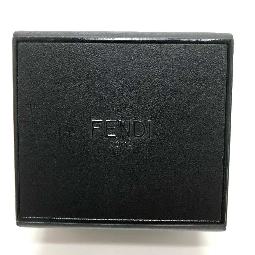 FENDI key ring 7AR894 leather black logo/accessories mini box Women Used