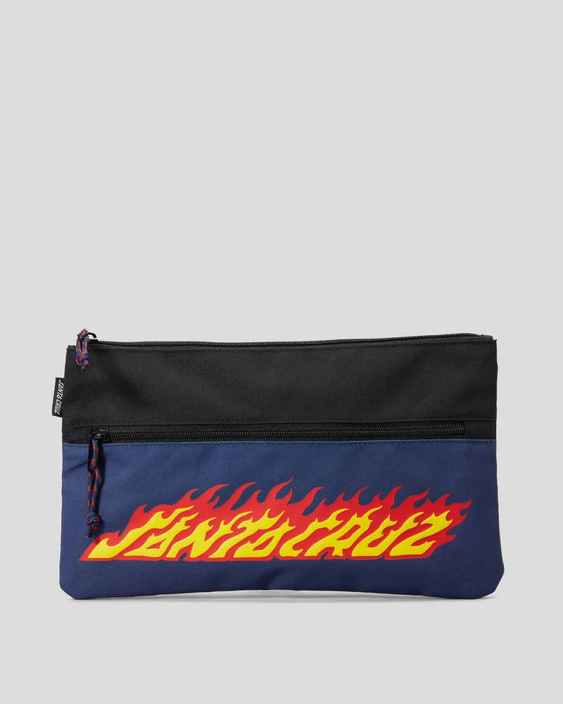 FLAMING STRIP PENCIL CASE