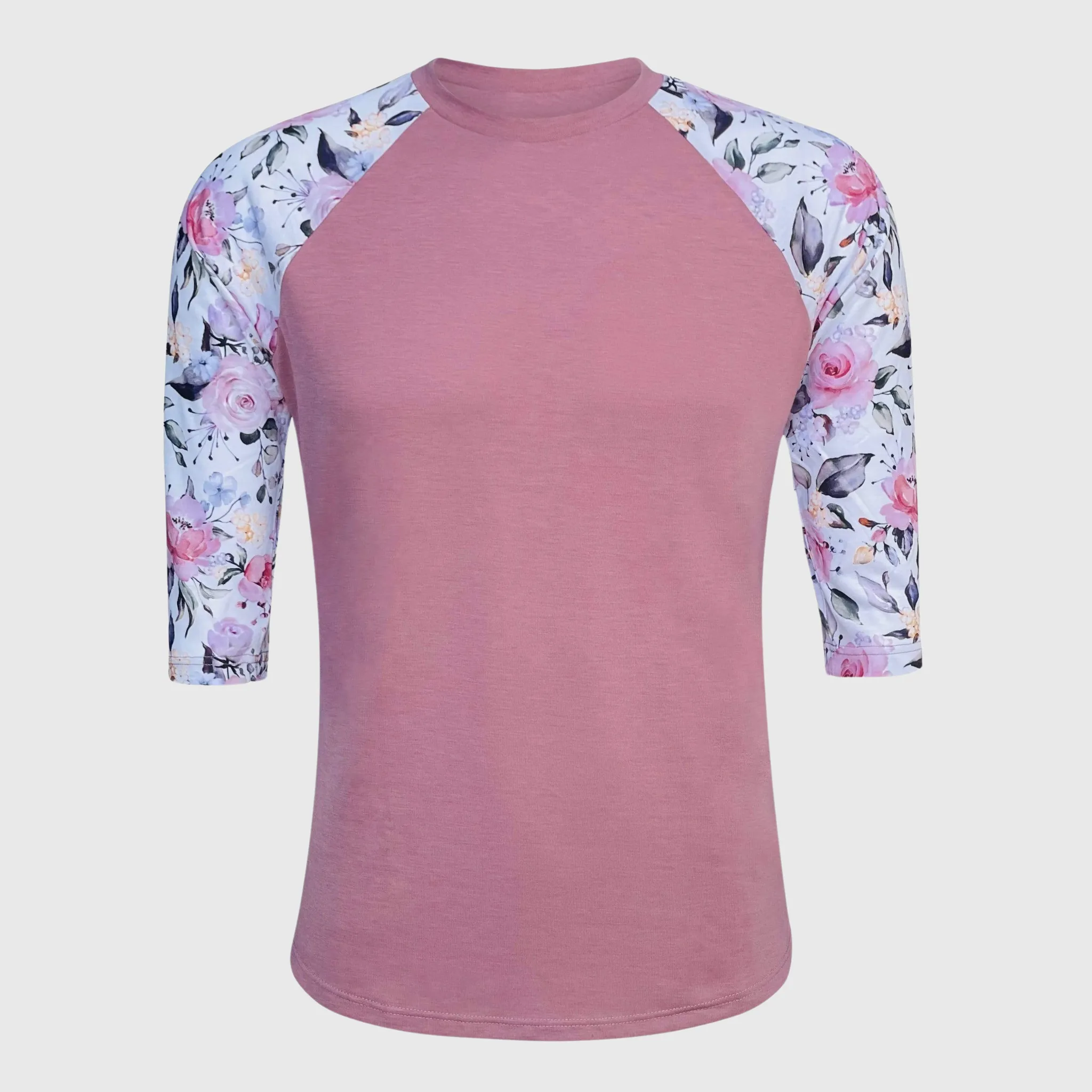 Floral Dusty Pink Polyester Top