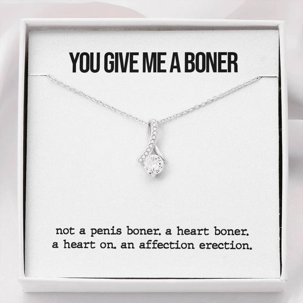 Funny Boner Alluring Beauty Necklace