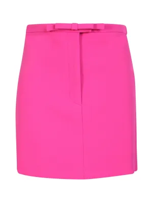 Fuxia bow skirt