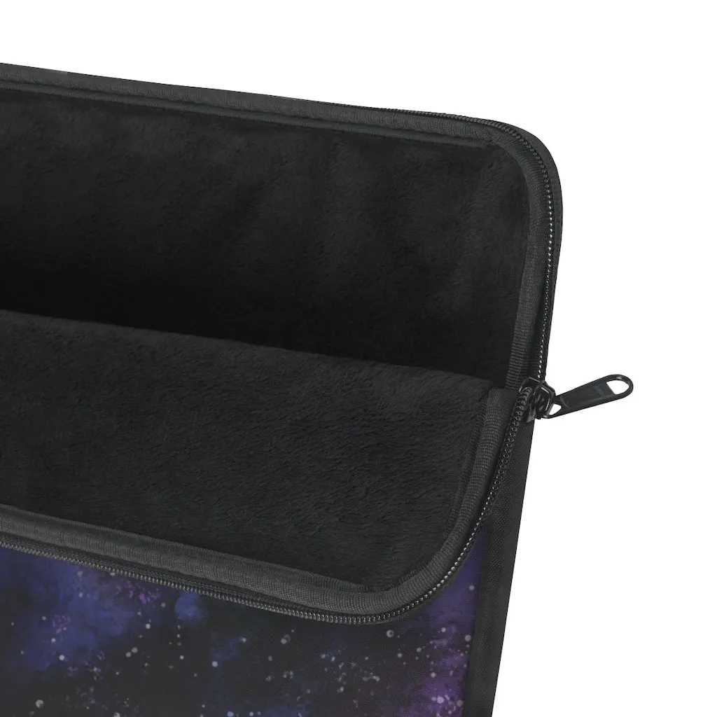 Galaxy Space Laptop Sleeve Case, Watercolor Stars Sky Nebula Purple MacBook Pro 13 Air 15 inch Bag Cover Tablet Accessories