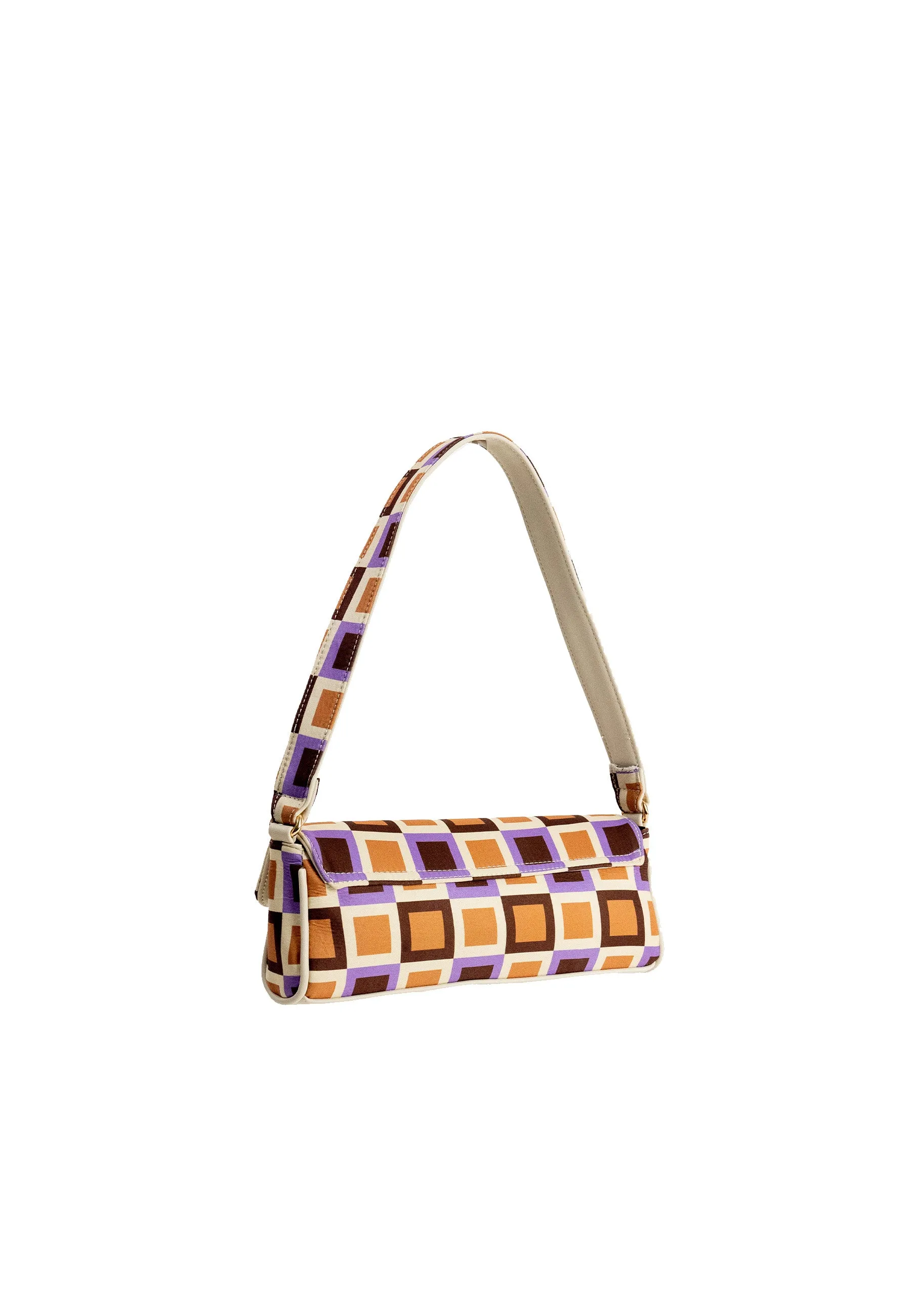 Geometric checkered Shoulder Bag