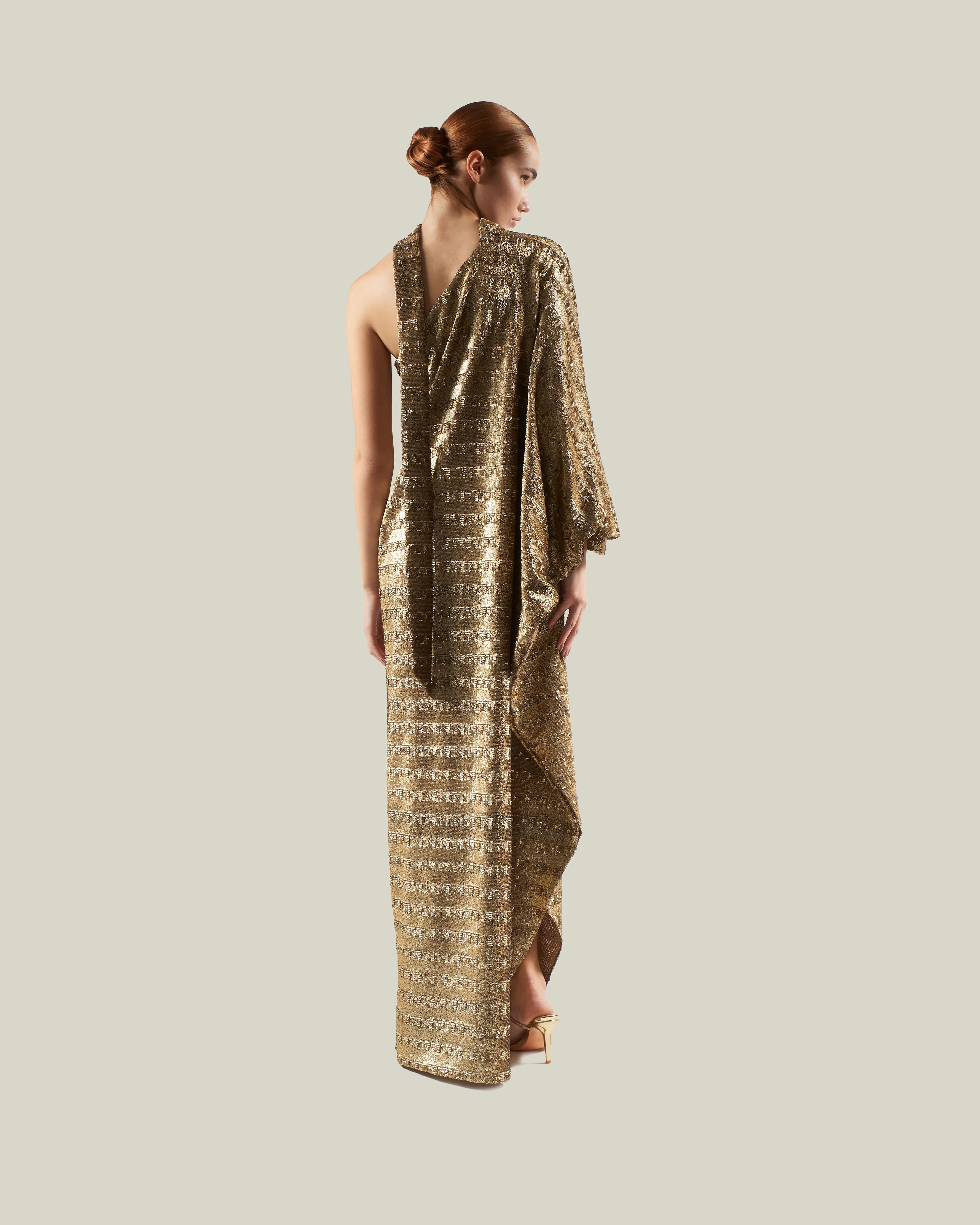 Gilded Ubud Dress in Gold