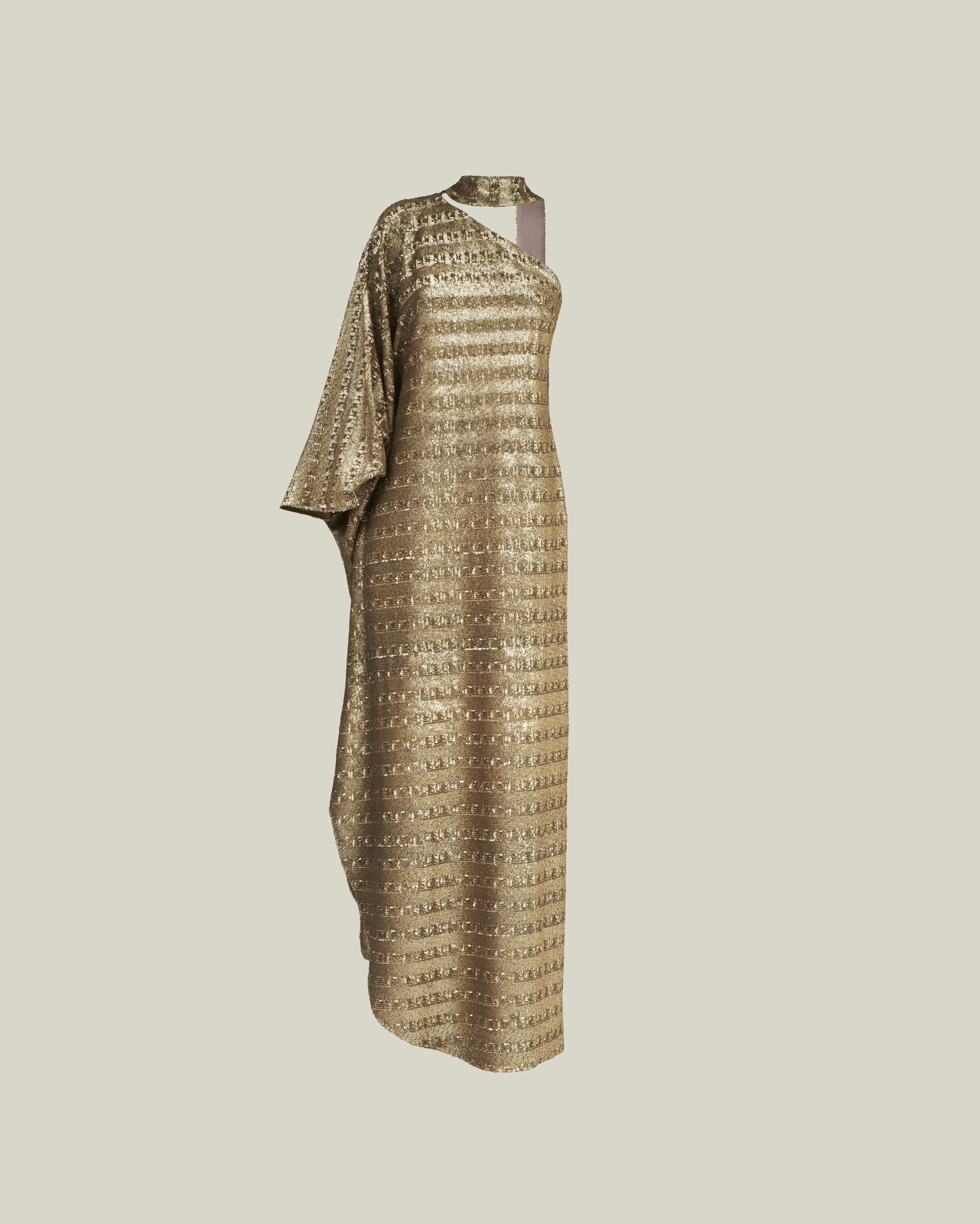 Gilded Ubud Dress in Gold