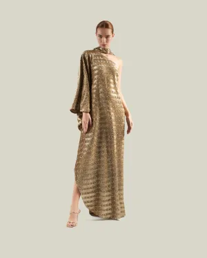 Gilded Ubud Dress in Gold