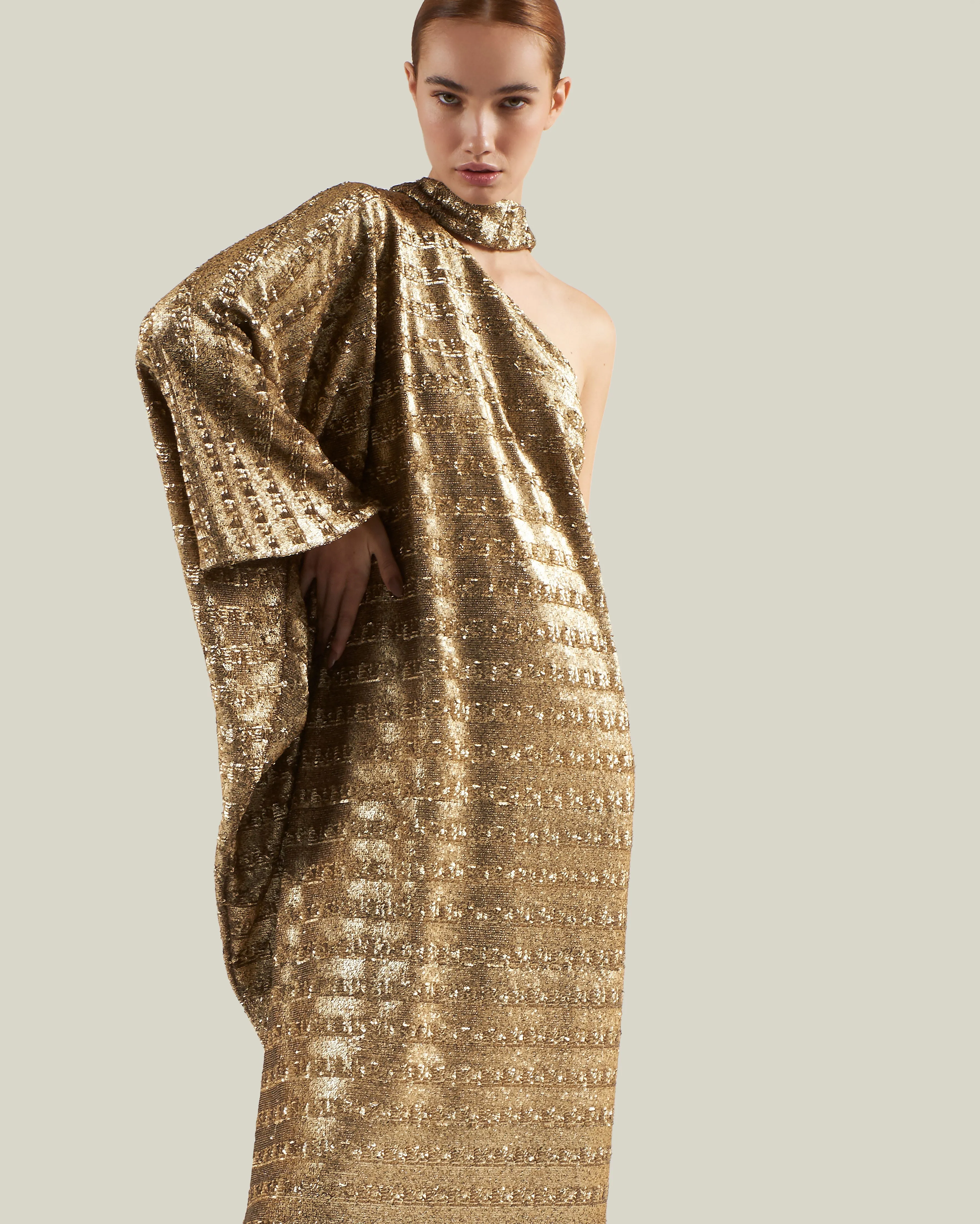 Gilded Ubud Dress in Gold