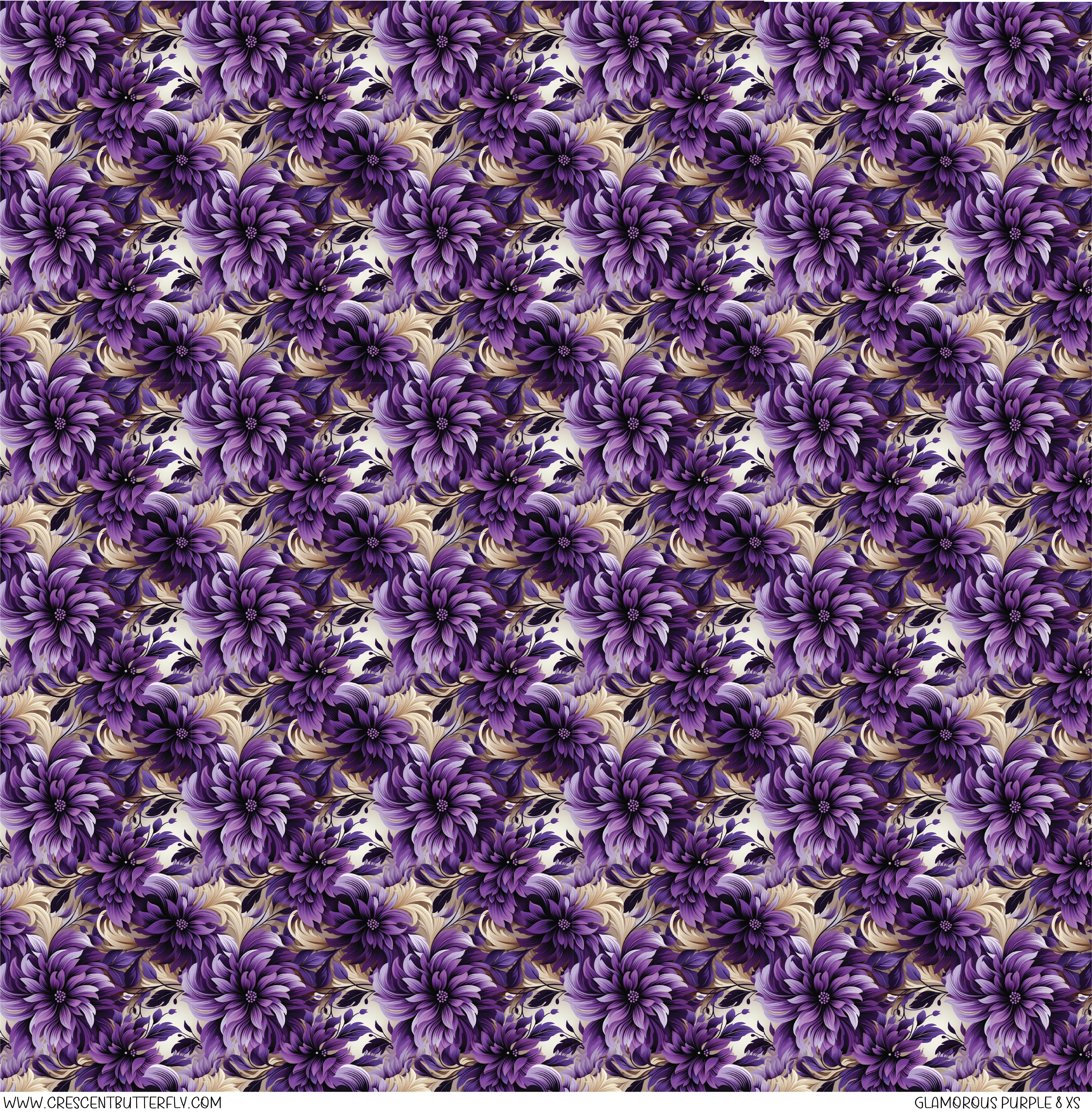 Glamorous Purple 8 XS Pattern Vinyl Sheet/Wrap