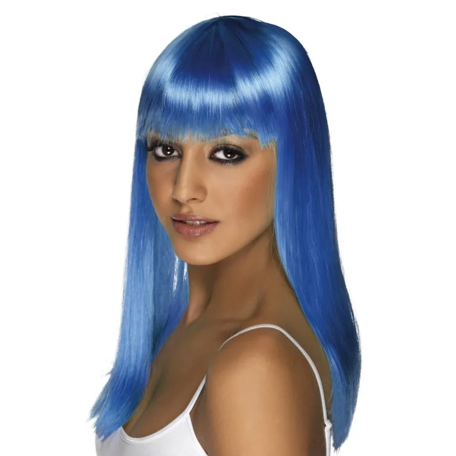 GLAMOURAMA WIG NEON BLUE