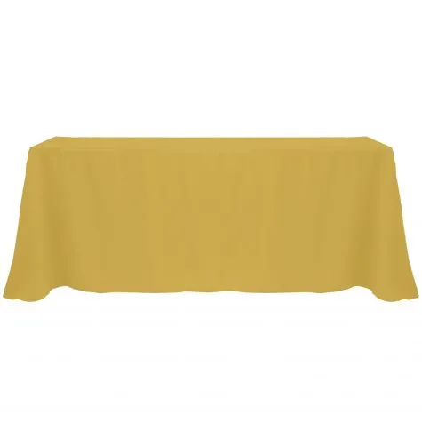 Gold Polyester Tablecloth