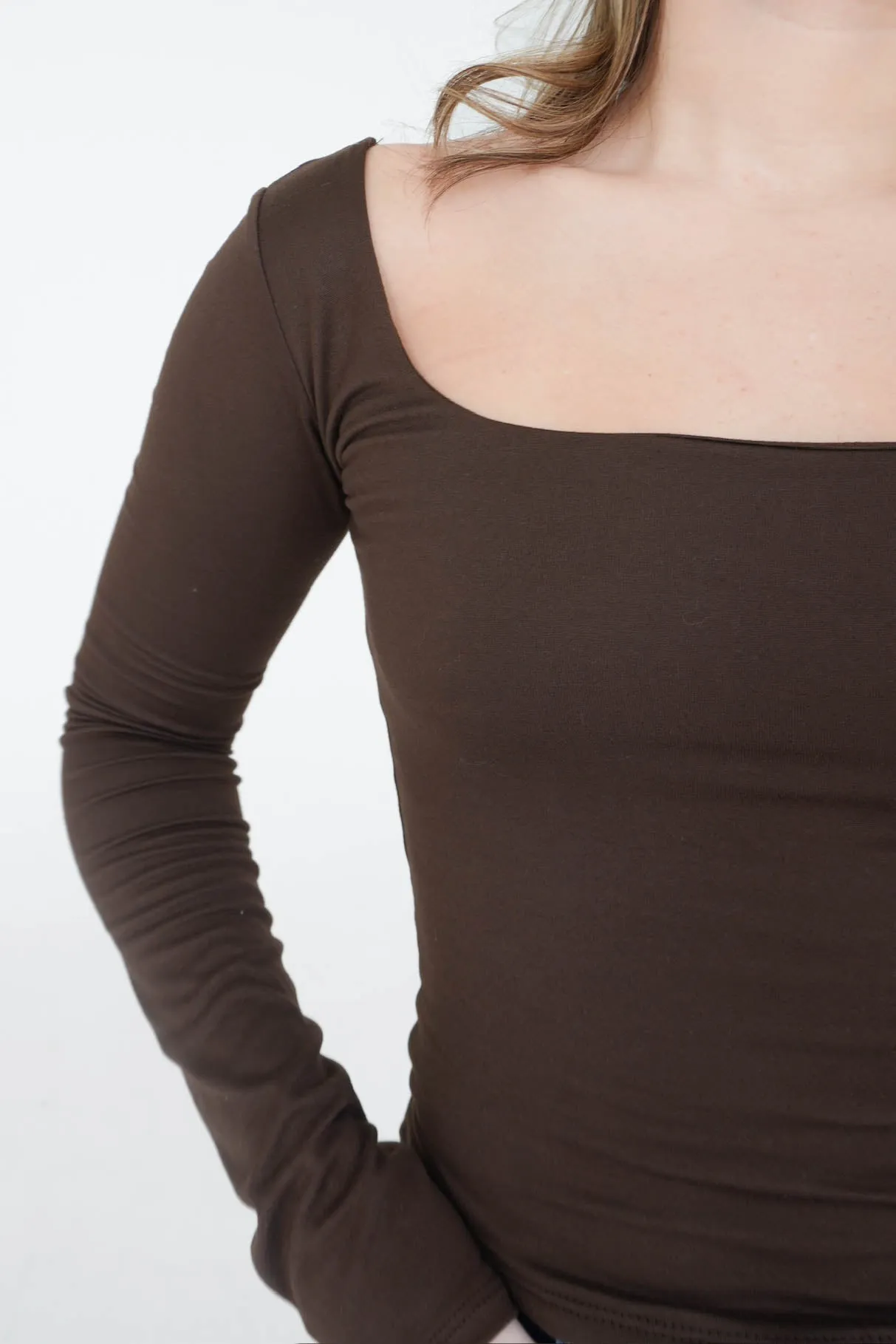 Gretchen Long Sleeve in Brown