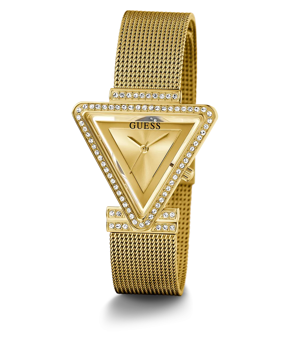 GUESS Ladies Gold Tone Analog Watch