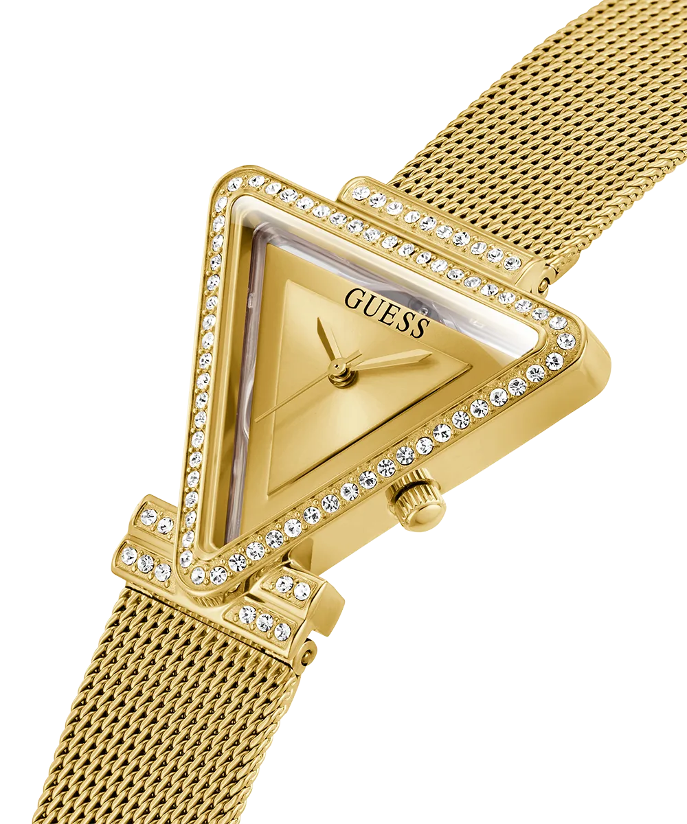 GUESS Ladies Gold Tone Analog Watch