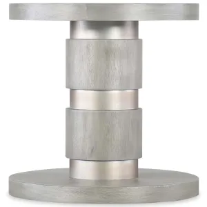 Guilded Accent Table, Gray