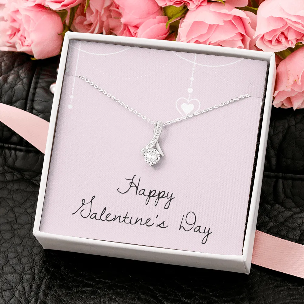 Happy Valentine's Day Alluring Beauty Necklace