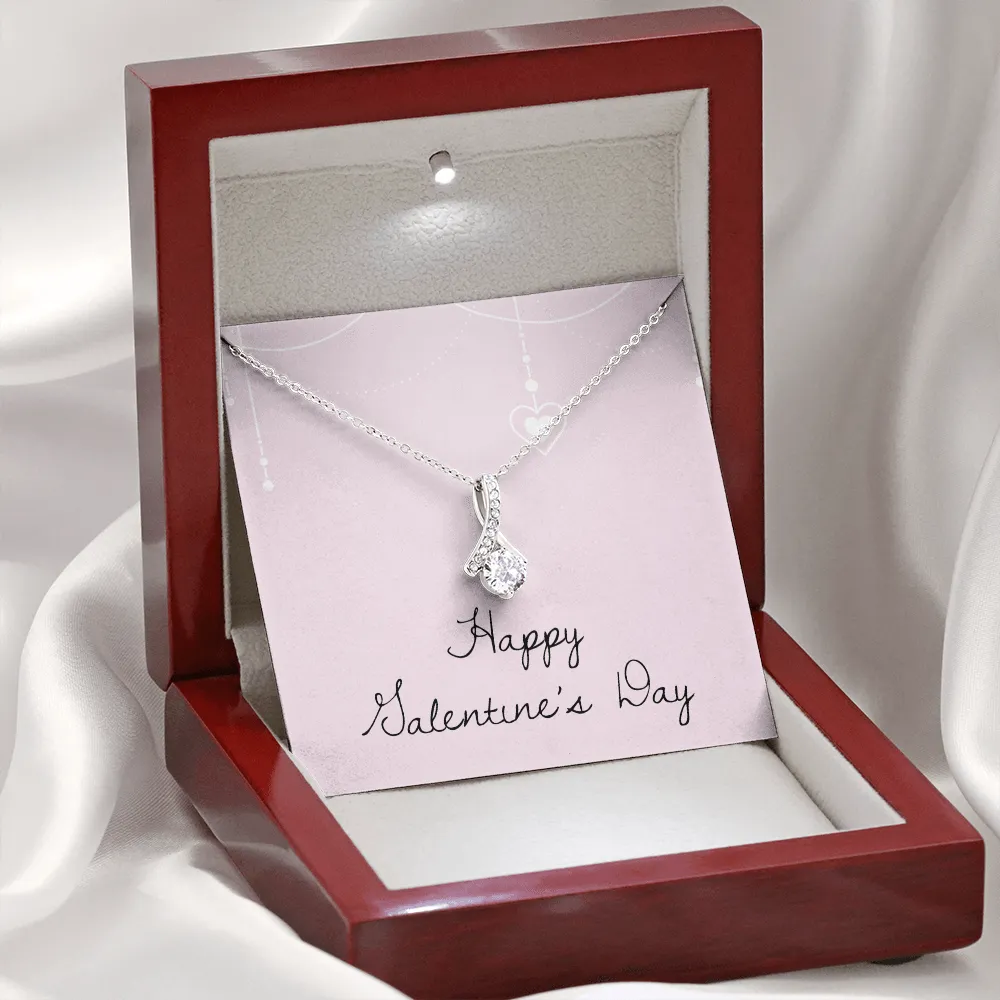 Happy Valentine's Day Alluring Beauty Necklace