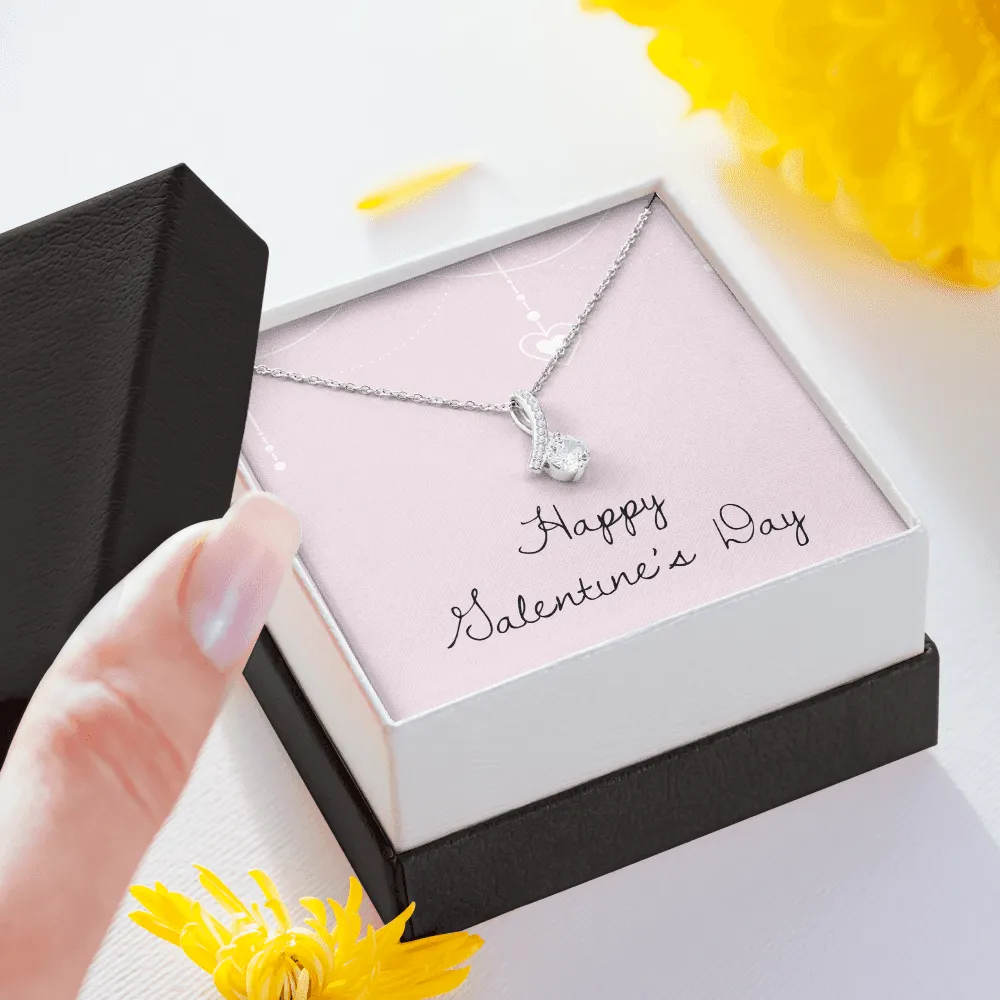 Happy Valentine's Day Alluring Beauty Necklace