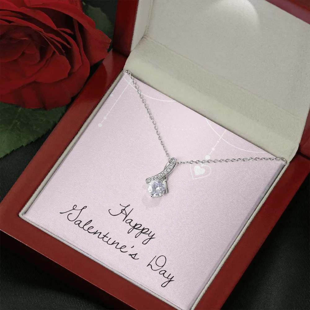 Happy Valentine's Day Alluring Beauty Necklace