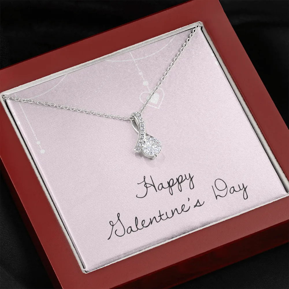 Happy Valentine's Day Alluring Beauty Necklace