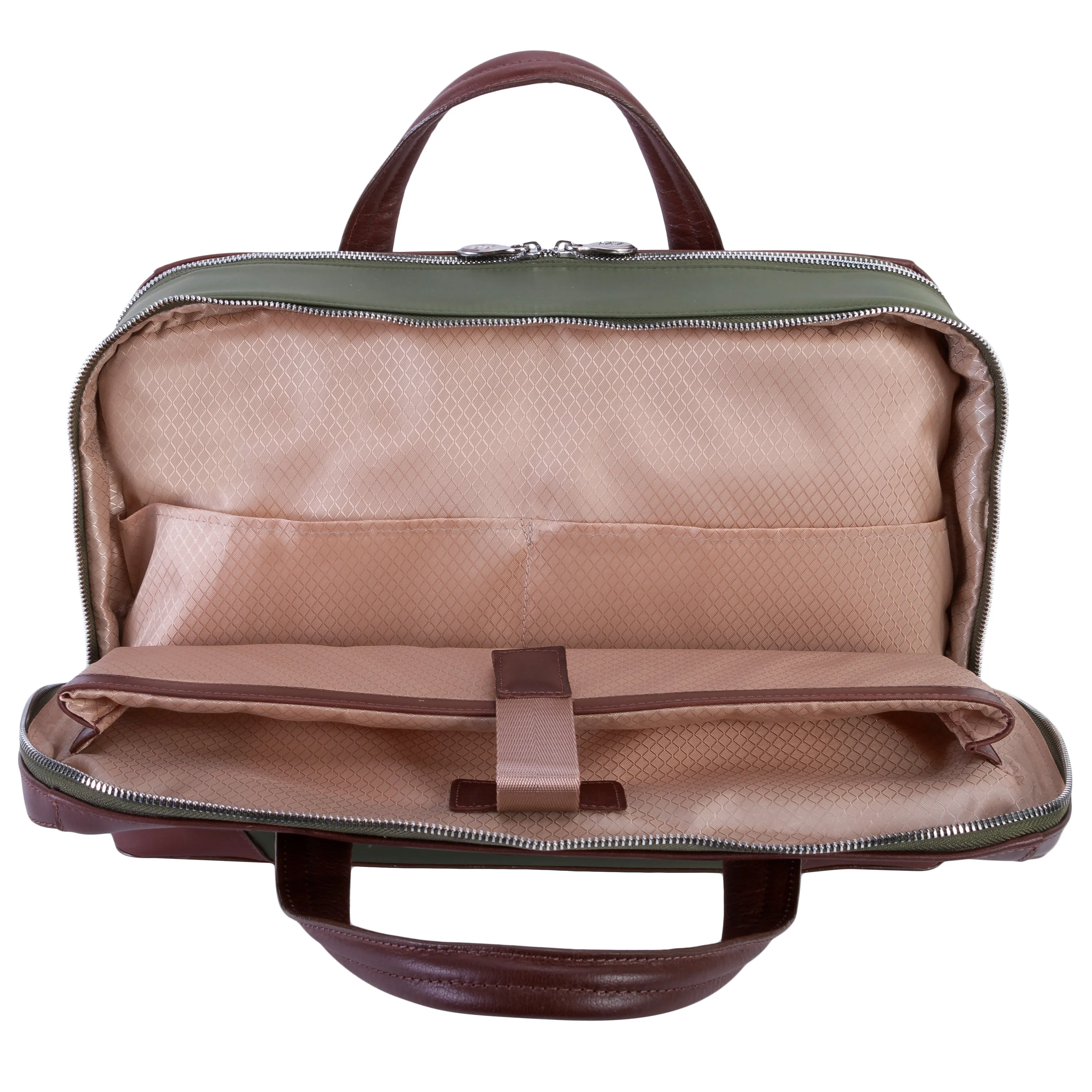 HARPSWELL | 17” Nylon Dual-Compartment Laptop Briefcase