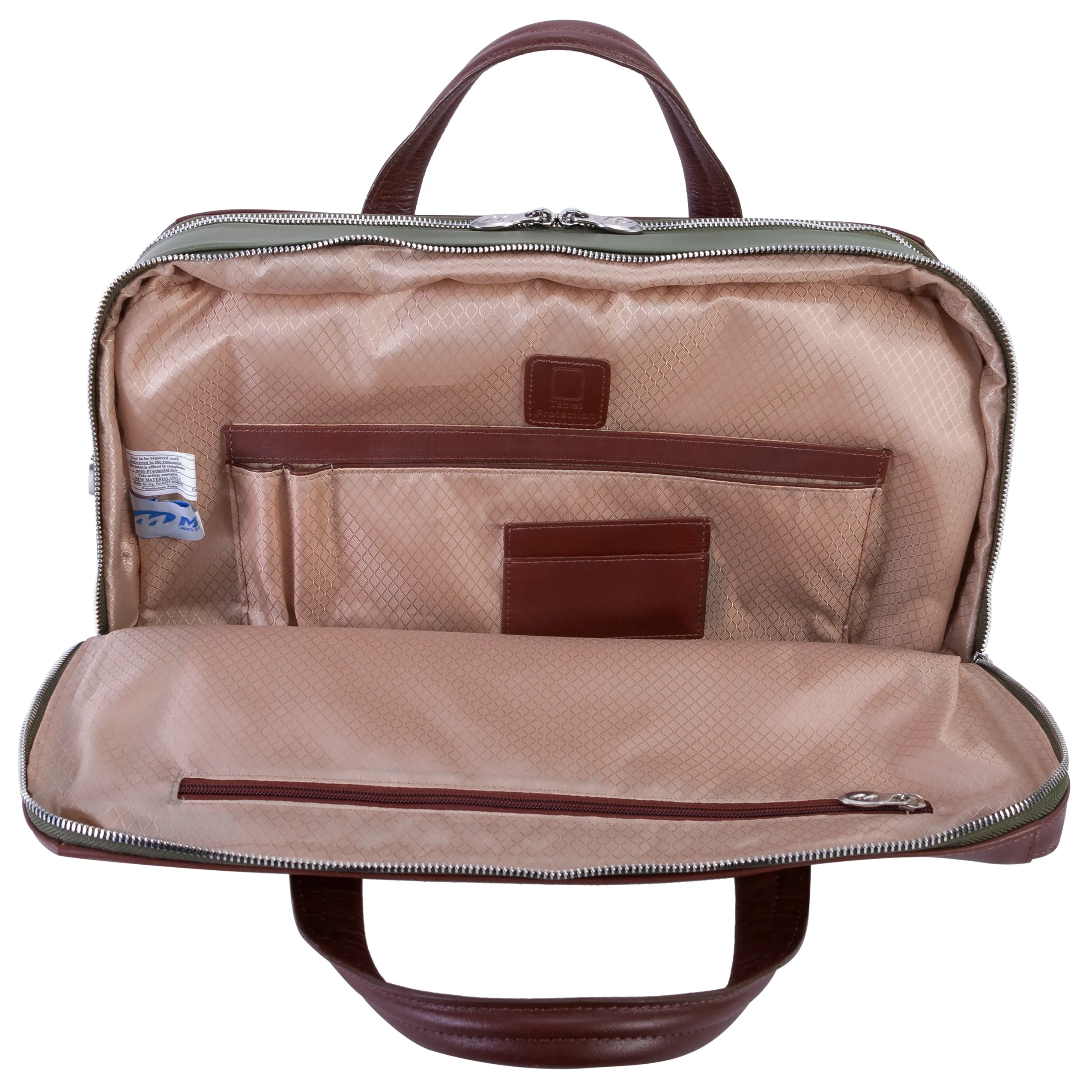 HARPSWELL | 17” Nylon Dual-Compartment Laptop Briefcase