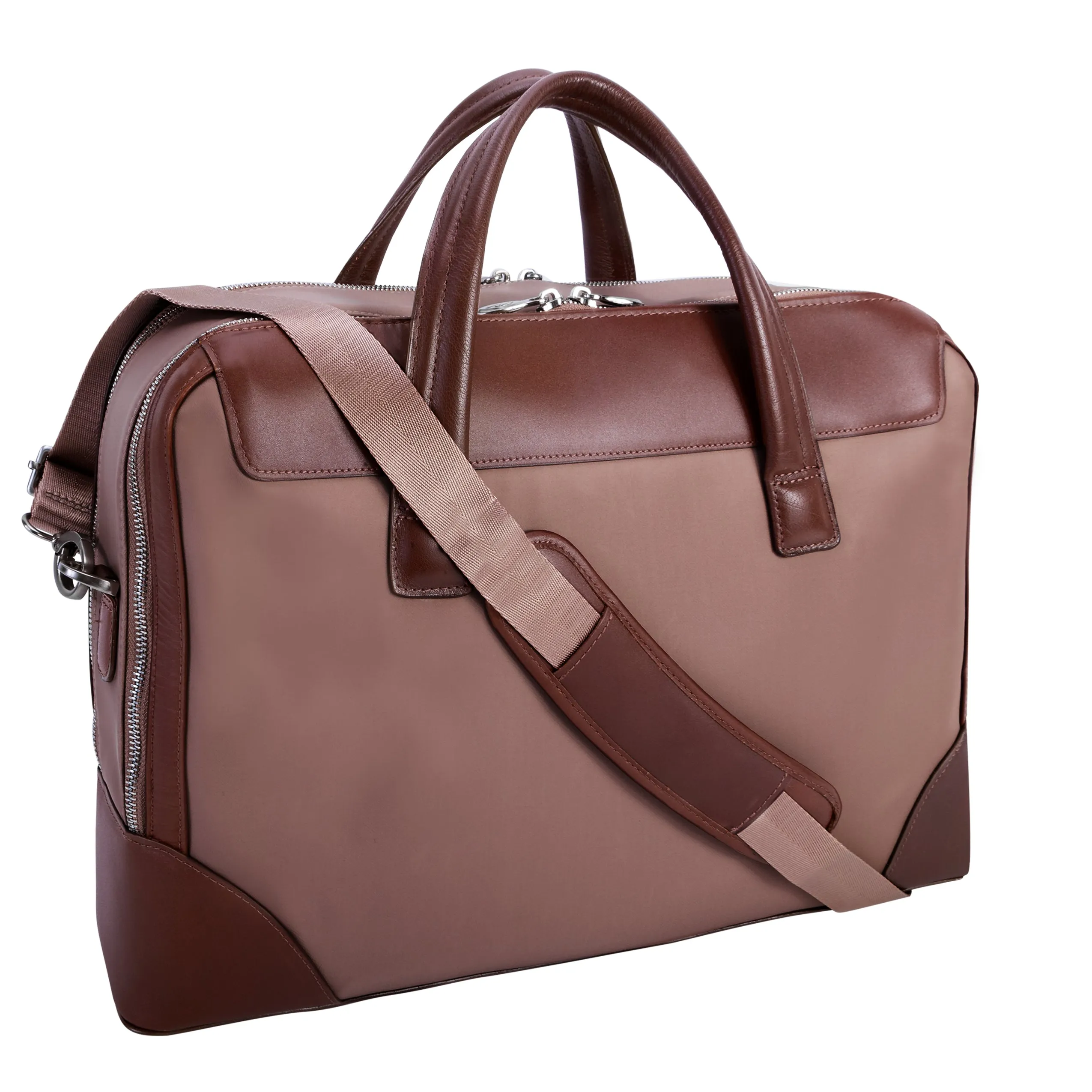 HARPSWELL | 17” Nylon Dual-Compartment Laptop Briefcase