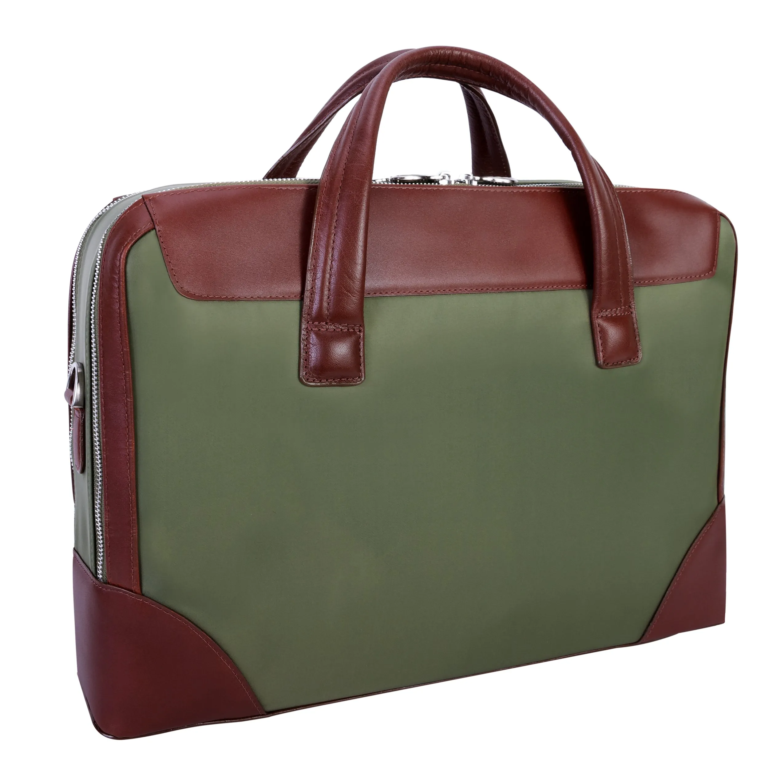 HARPSWELL | 17” Nylon Dual-Compartment Laptop Briefcase