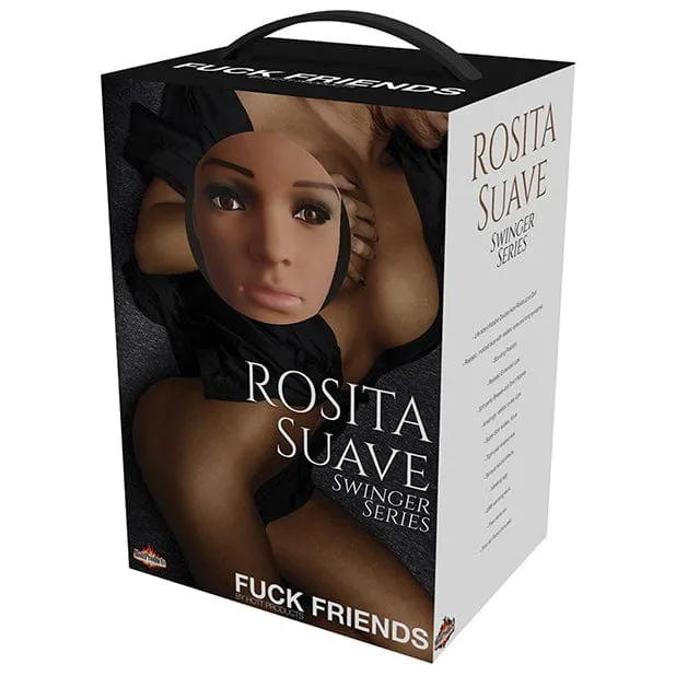 Hott Products - F*ck Friends Rosita Suave Swinger Series Inflatable Love Doll (Brown)