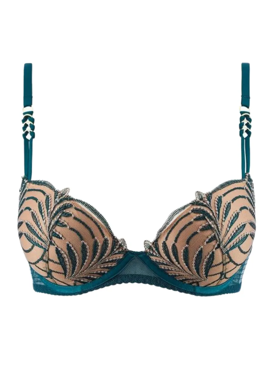 Hypnolove Moulded Push-Up Bra - Evergreen