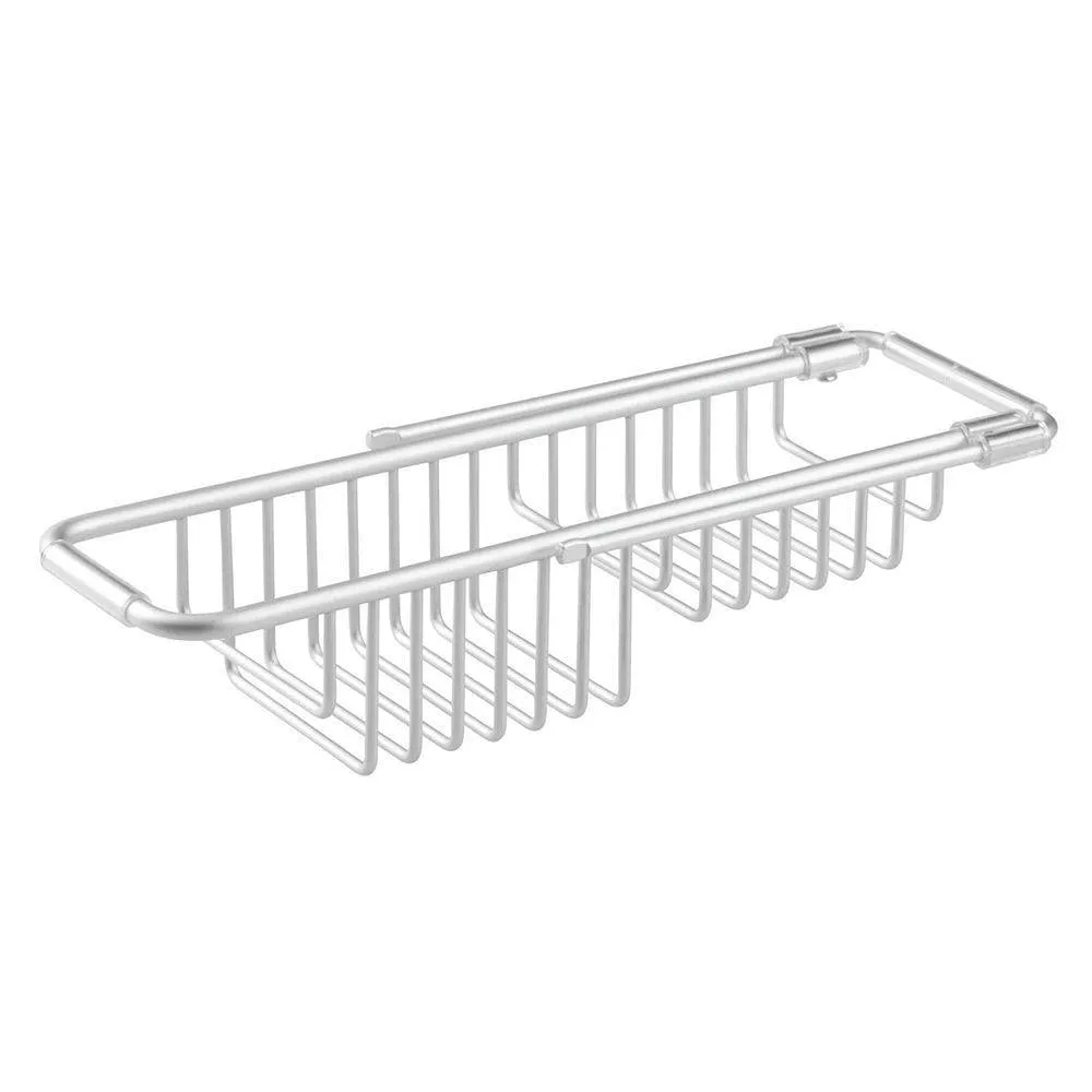 iDesign Rust Proof Aluminium Expandable Over Sink Caddy