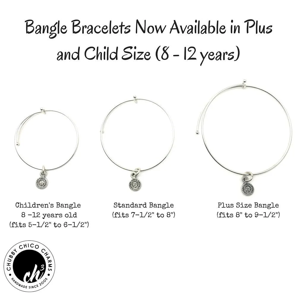 In Memory Of My Aunt Expandable Bangle Bracelet Set