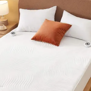 Jacquard Polyester Microfiber Mattress Pad