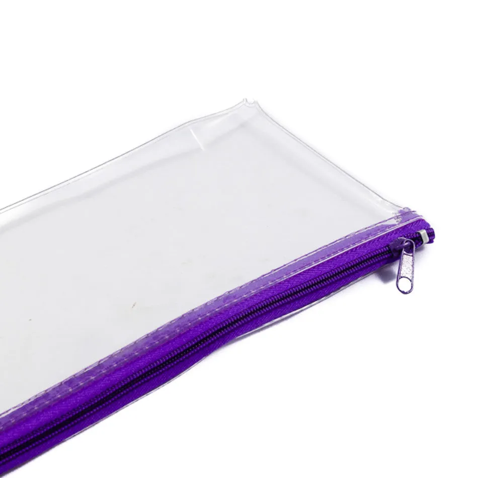 Jakar PVC Pencil Case Clear Standard Size