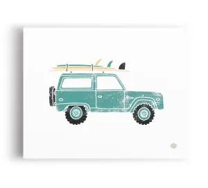 Jeep Canvas Print