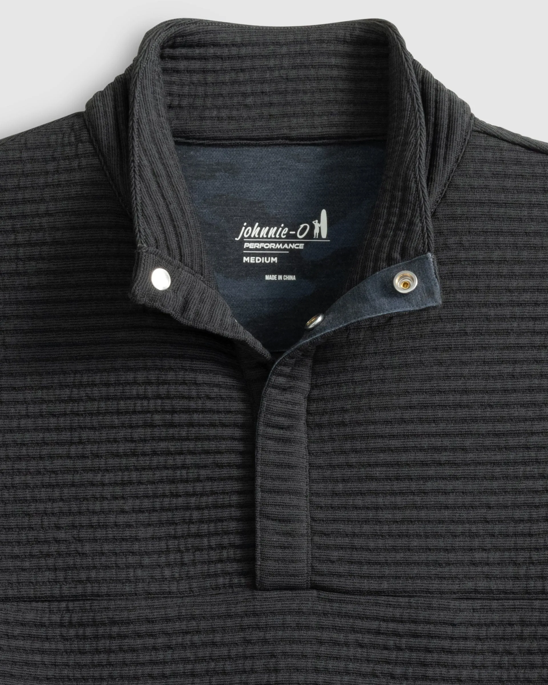 Johnnie-O Benjy 1/4 Zip Snap Pullover